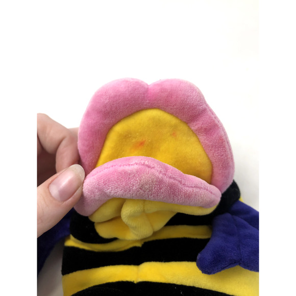 Lot of 4 Soft Hand Puppets Fish Toucan Penguin Dinosaur - Dream & Manhattan Toys - Picture 6 of 16